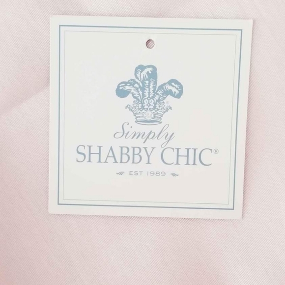 Light Pink Faux Silk Curtains (2 panels included) - Picture 2 of 4